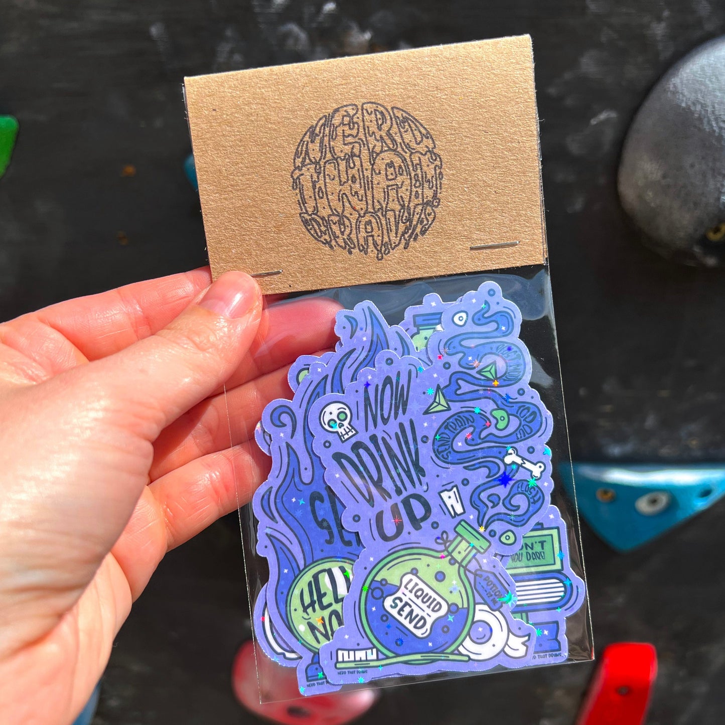 Glittery Climbing Magic Sticker Pack