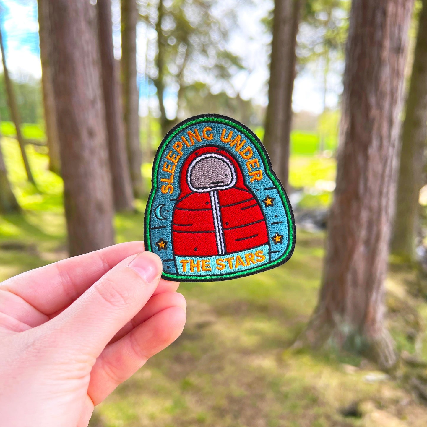 Sleeping under the Stars Iron-on Patch