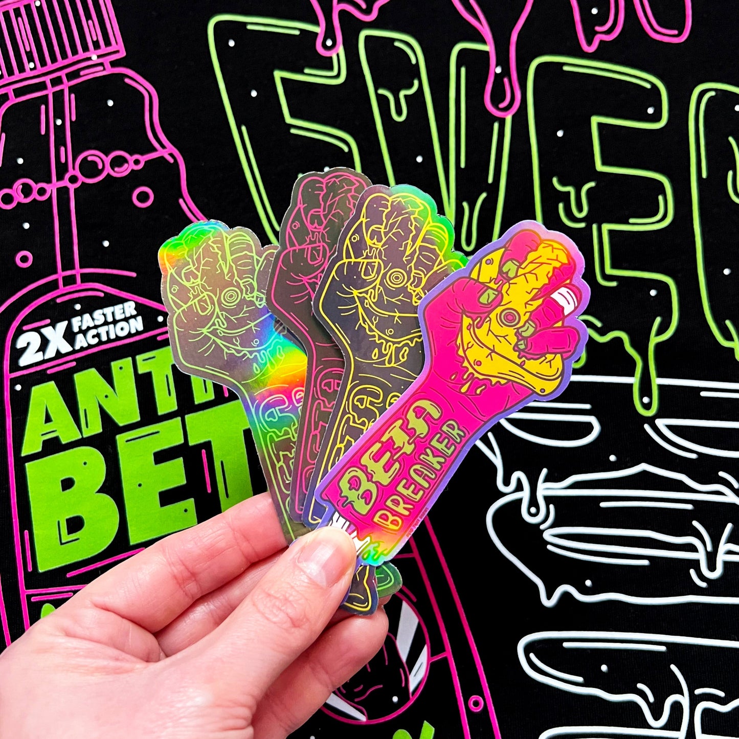 Beta Breaker Holographic Sticker