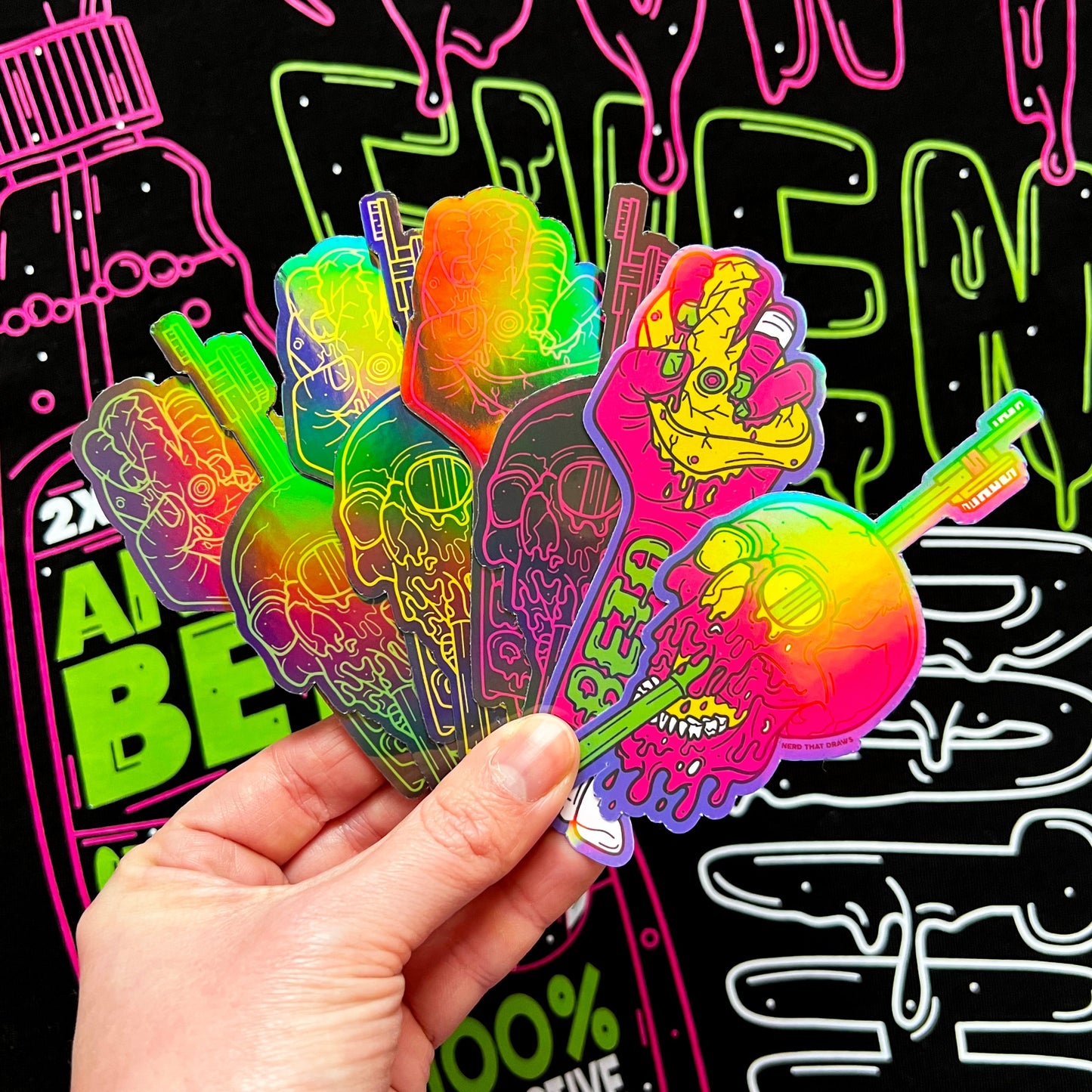 Beta Breaker Holographic Sticker