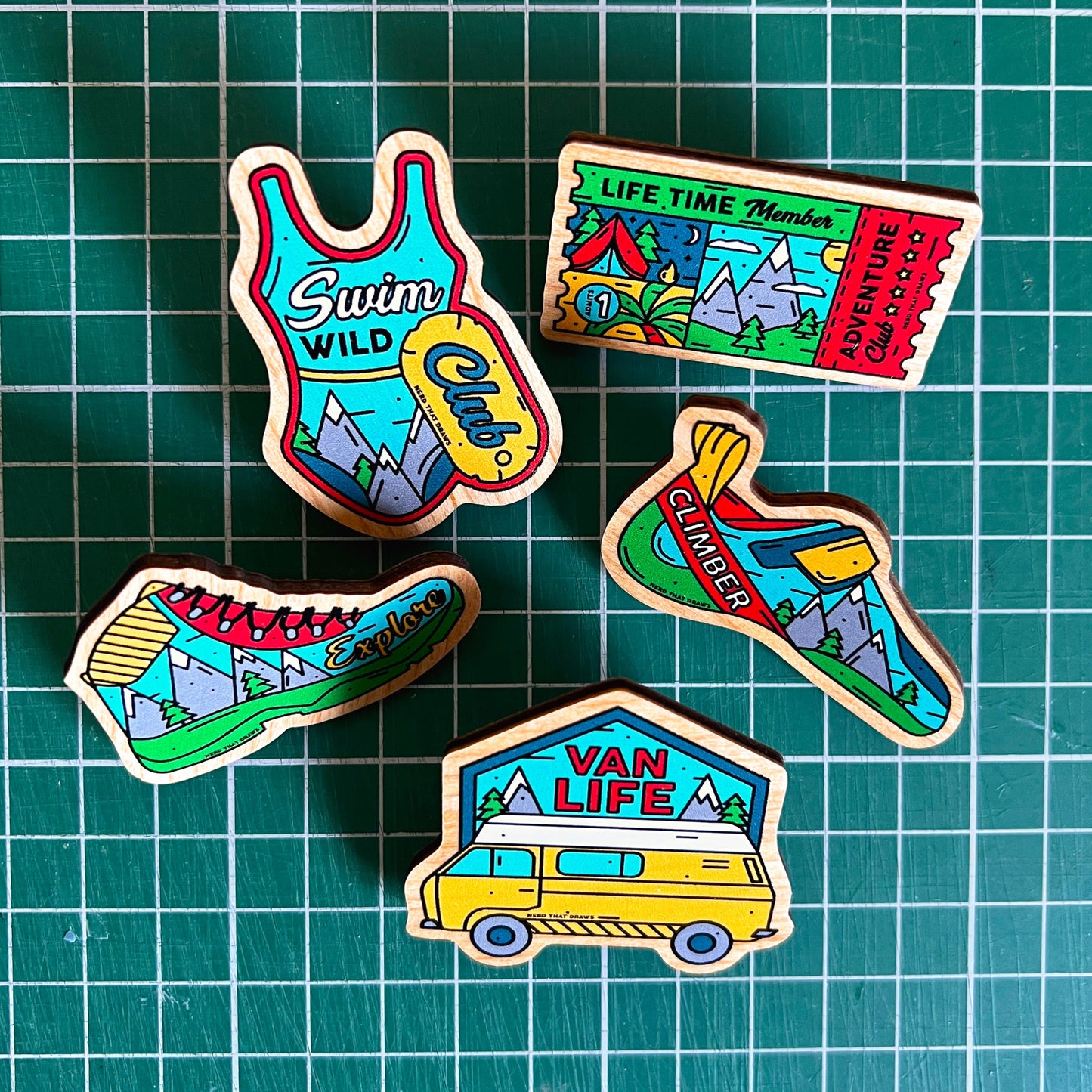 Sample Sale Adventure Pins