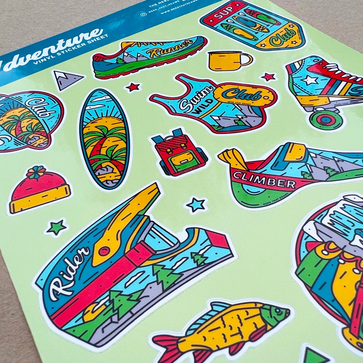 Sample Sale Sports Sticker Sheet