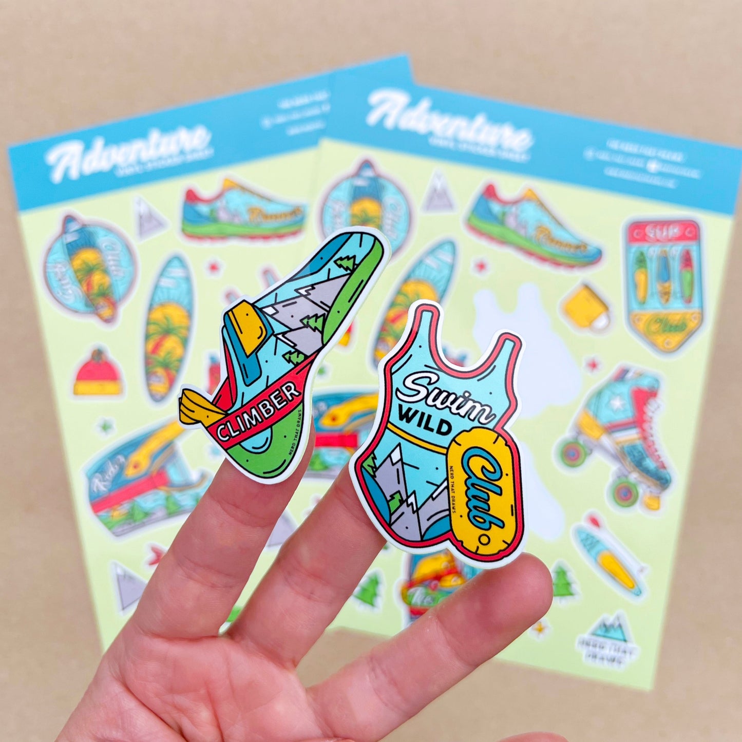 Sample Sale Sports Sticker Sheet