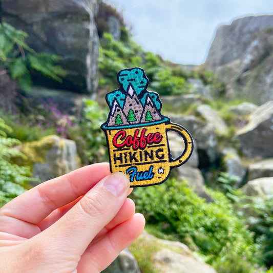 Coffee Hiking Fuel Iron-on Patch