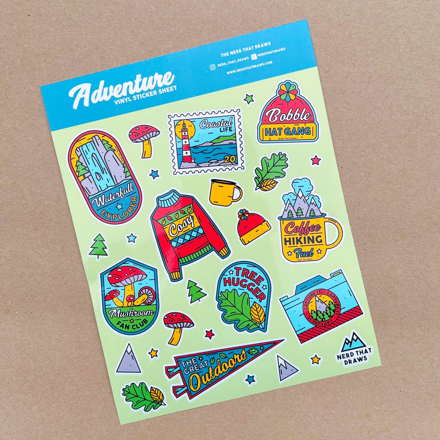 Sample Sale Nature Sticker Sheet