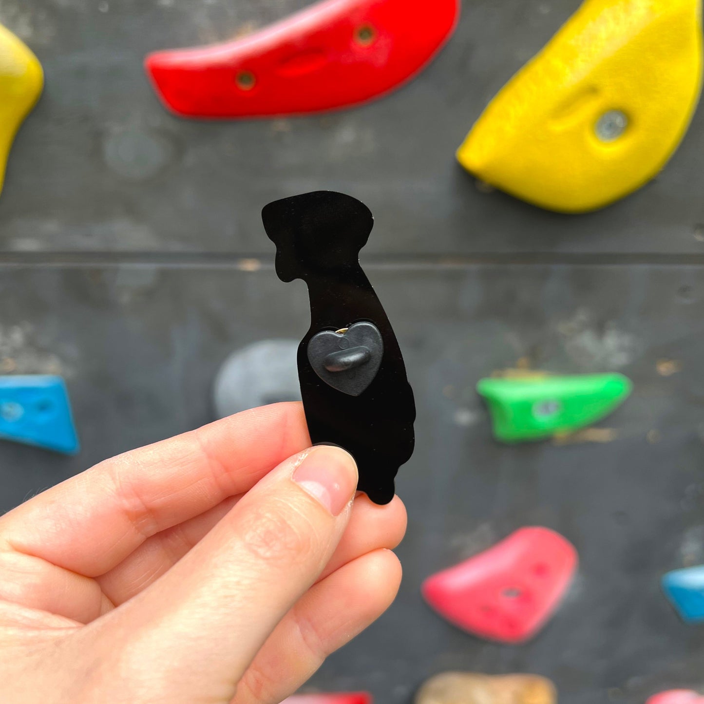 Neon Climber Anti-Beta Spray Bottle Pin Badge