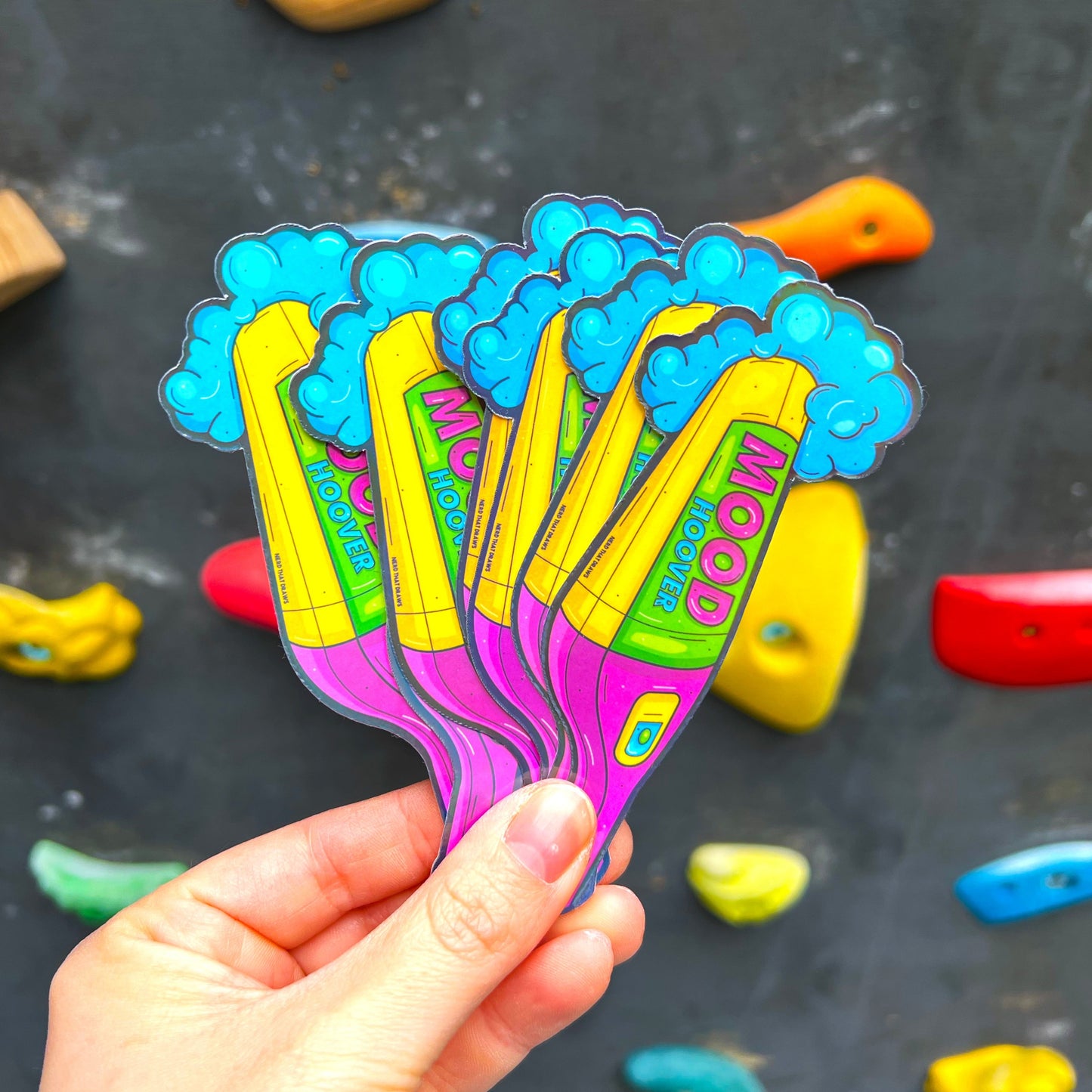 Sample Sale Mood Hoover Holographic Sticker