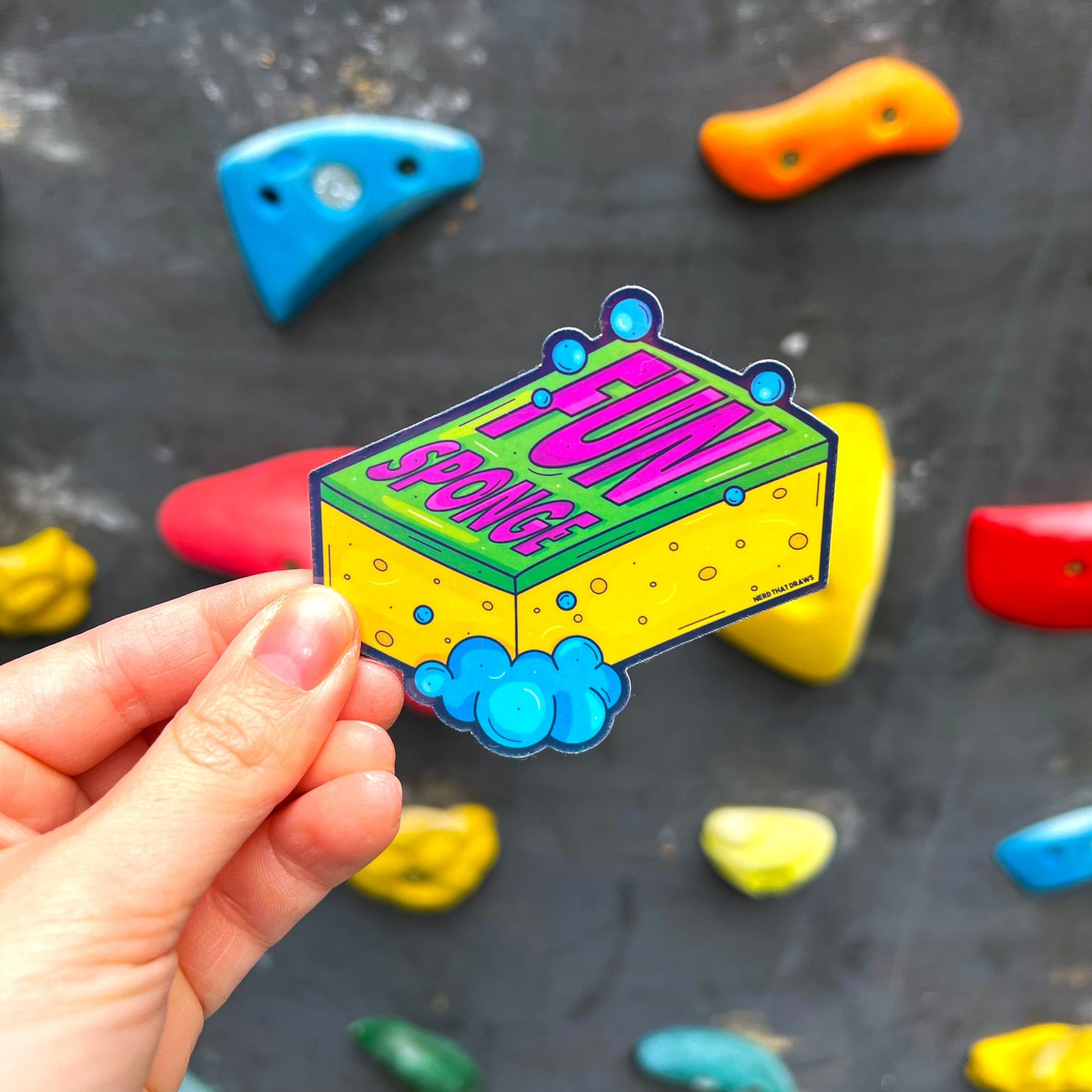 Sample Sale Fun Sponge Holographic Sticker