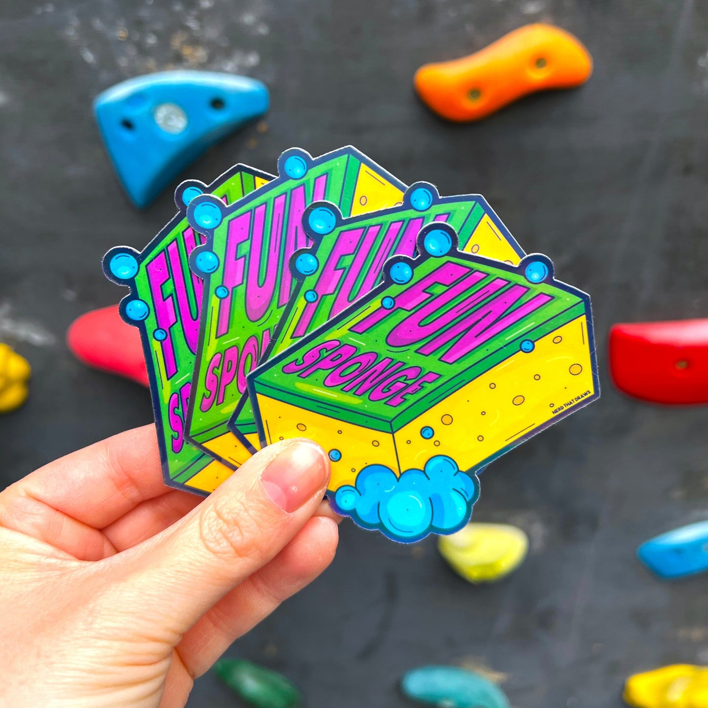Sample Sale Fun Sponge Holographic Sticker