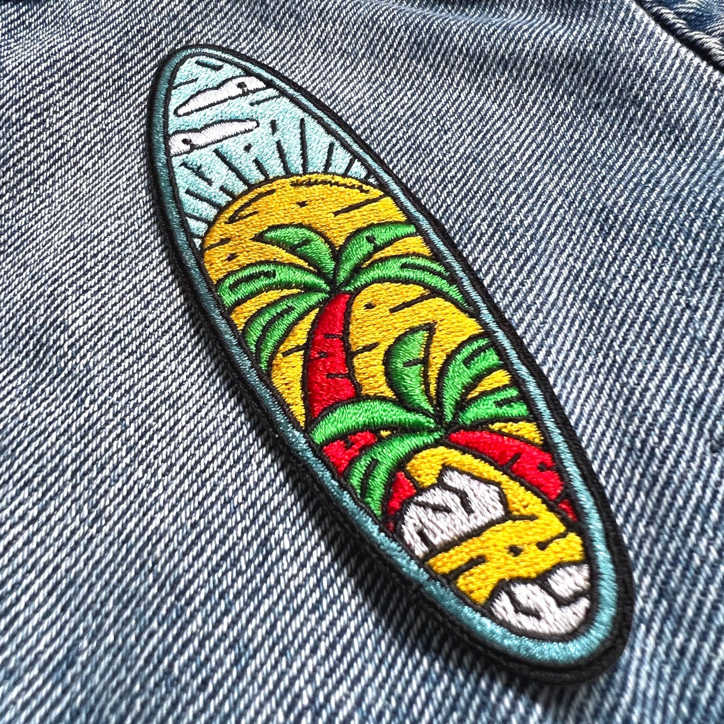 Surfboard Iron-on Patch