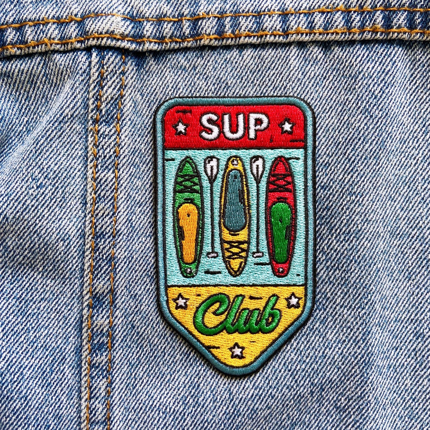 SUP Club Iron-On Patch