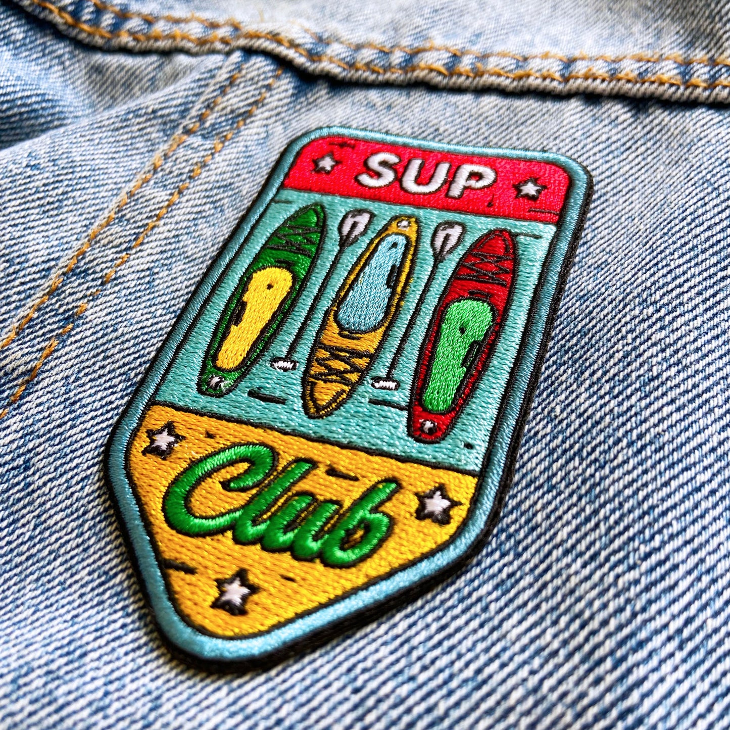 SUP Club Iron-On Patch
