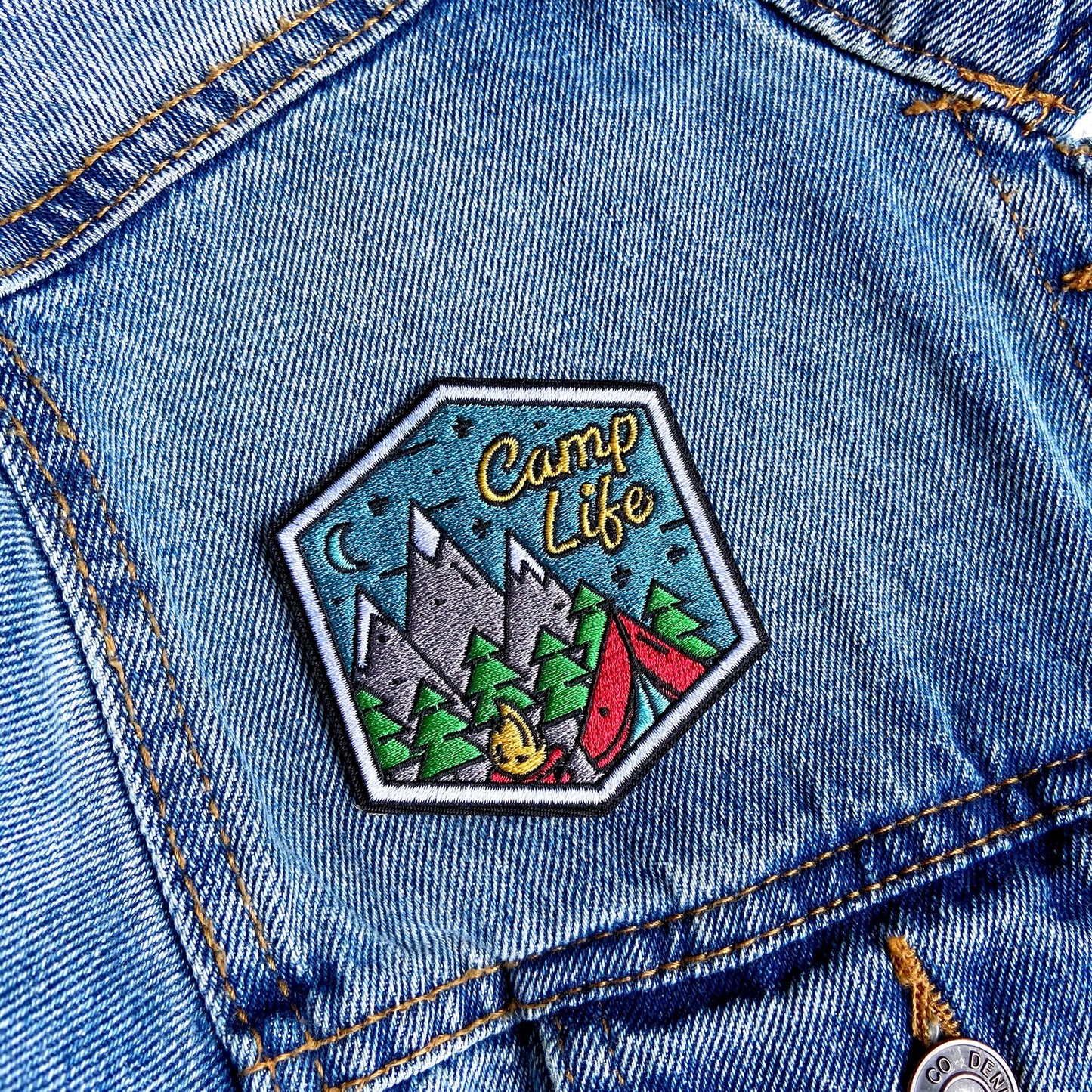 Camp Life Iron-On Patch