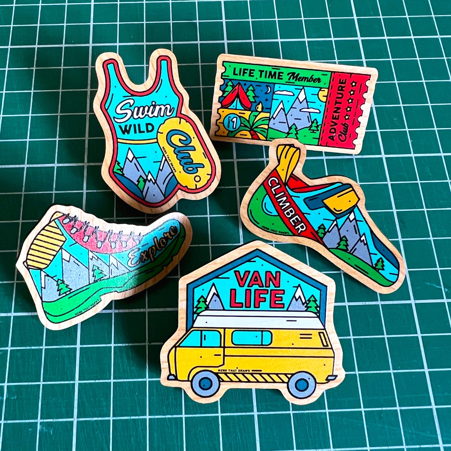Sample Sale Adventure Pins