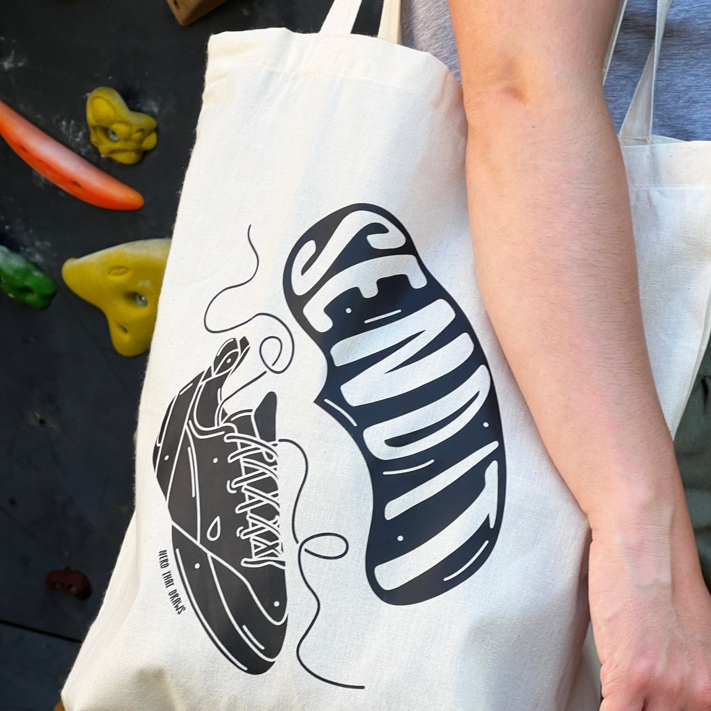 Send it Natural Tote Bag