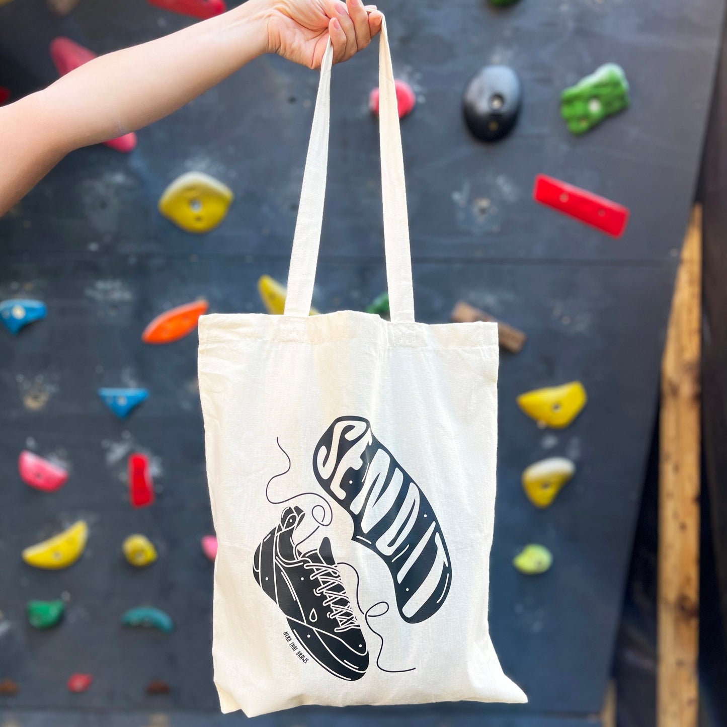 Send it Natural Tote Bag