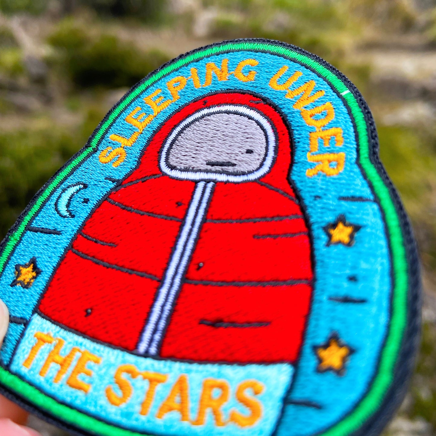 Sleeping under the Stars Iron-on Patch